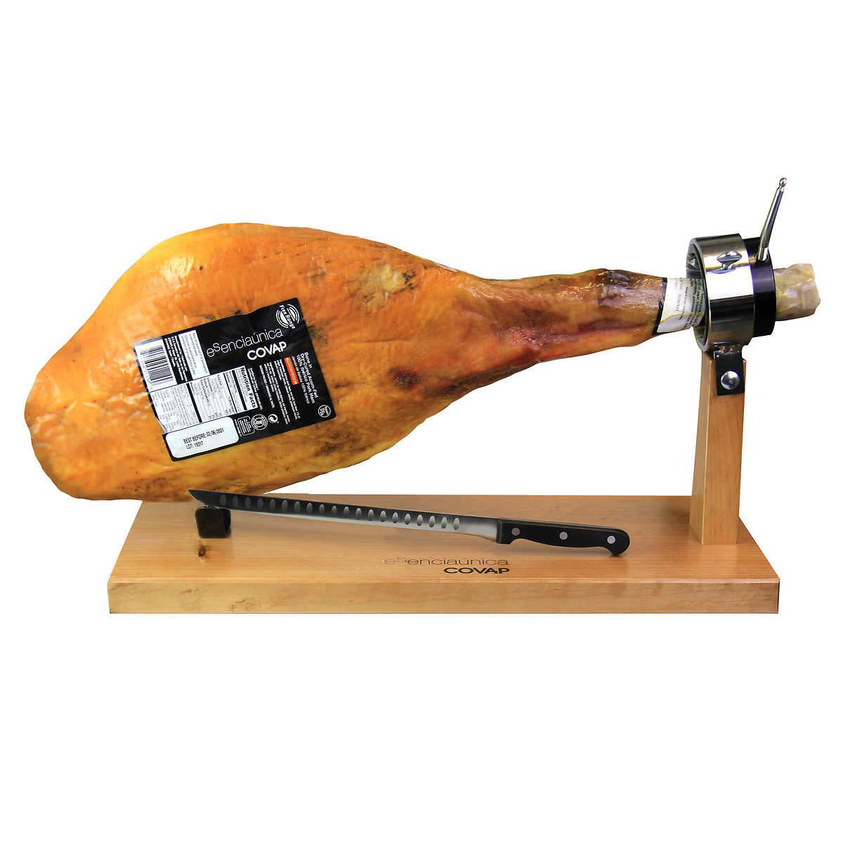 Covap Jamon Iberico Bellota Ham Leg with Stand and Knife