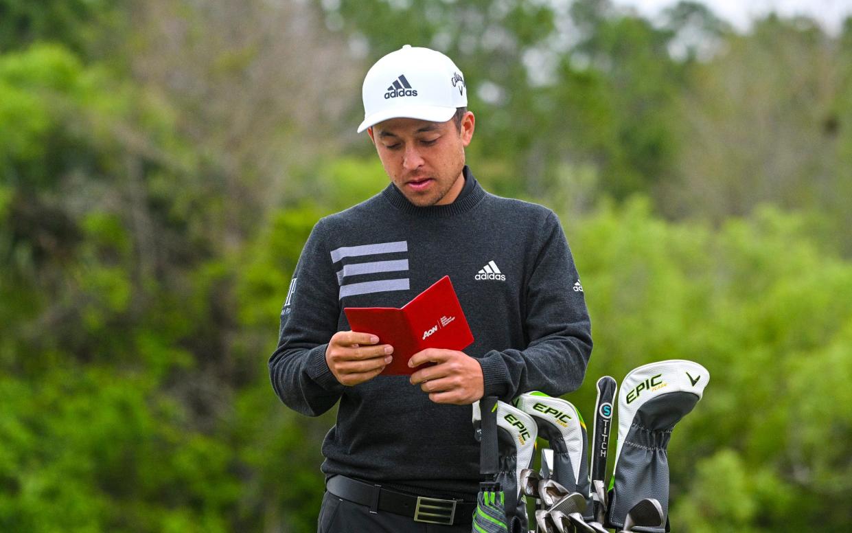 Xander Schauffele finished tied second to Tiger Woods at the Masters in April
