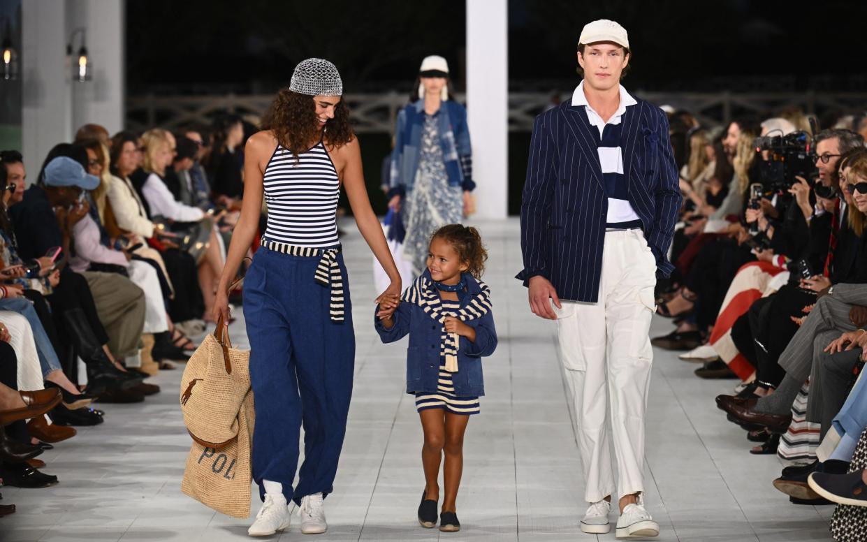 Models of all ages walked the runway