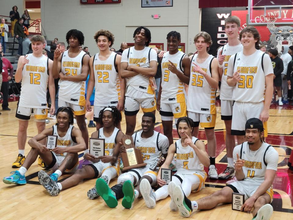 The Woodford County boys basketball team beat Collins on Tuesday in the Eighth Region championship game. With the win, the Yellow Jackets advance to the Sweet 16 at Rupp Arena in Lexington.