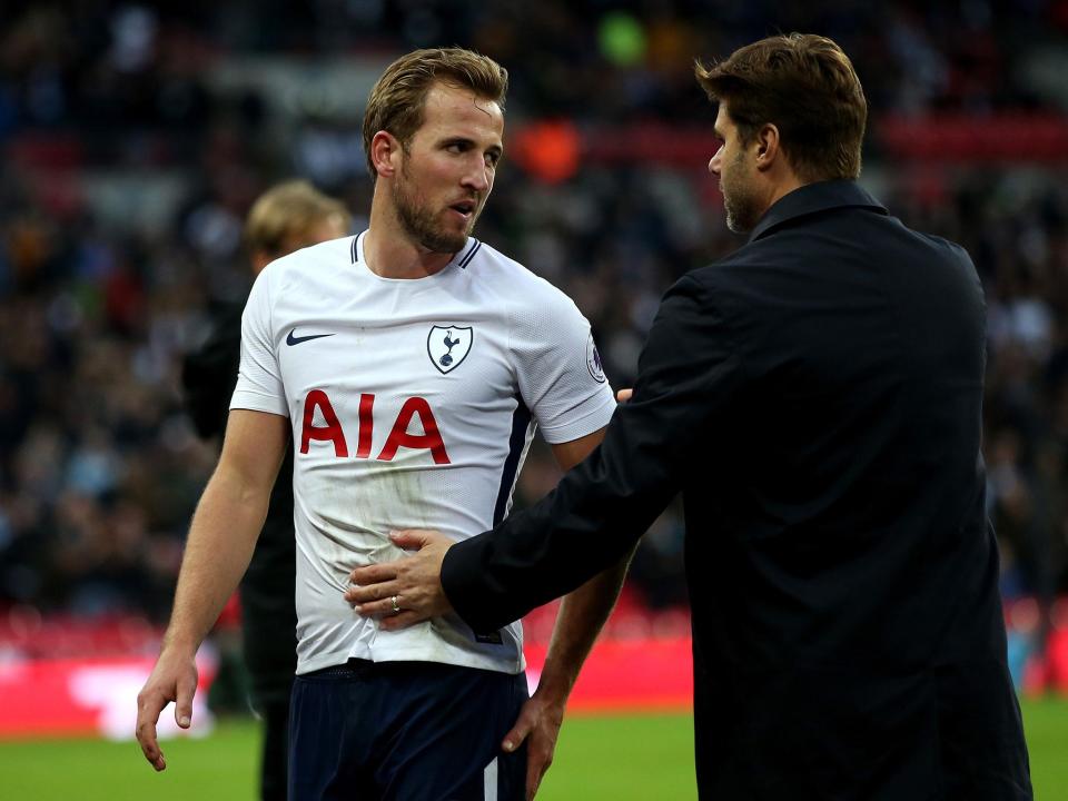 Harry Kane was brought off at the end of Tottenham's win over Liverpool due to fatigue: Getty