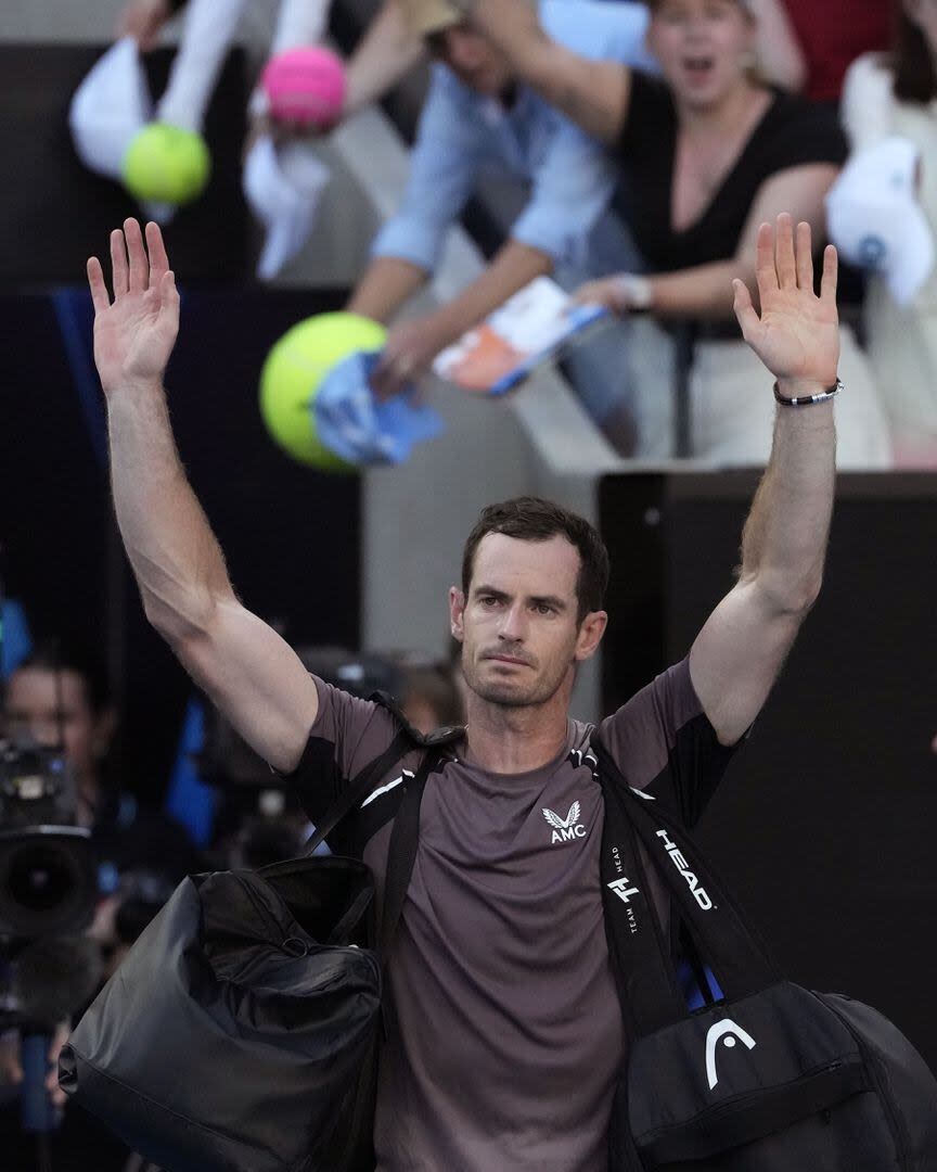 La despedida de Andy Murray, ovacionado por el público; posiblemente haya sido su adiós a Melbourne