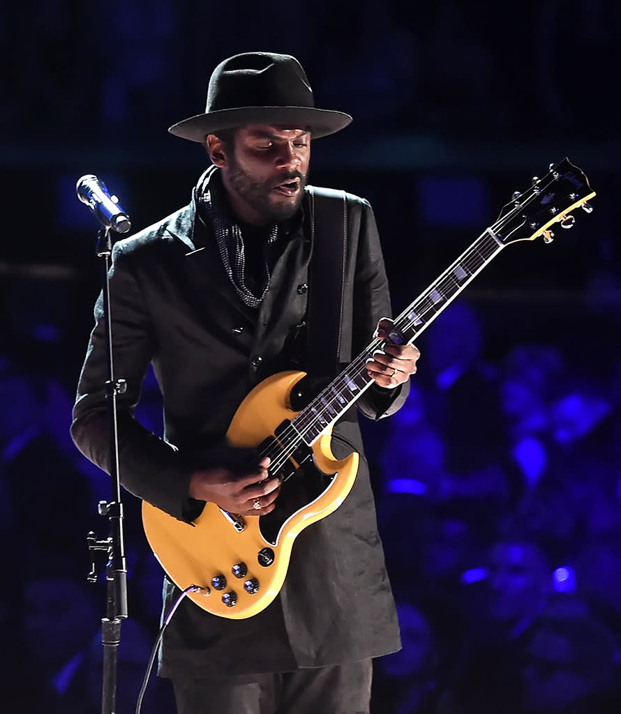 Gary Clark Jr. performs onstage during The 59th Grammy Awards