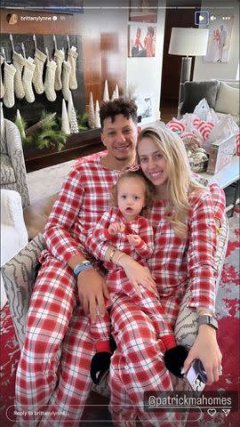 Brittany Mahomes/Instagram Patrick and Brittany Mahomes