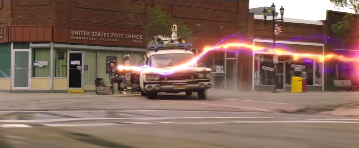 ecto 1, ghostbusters afterlife trailer