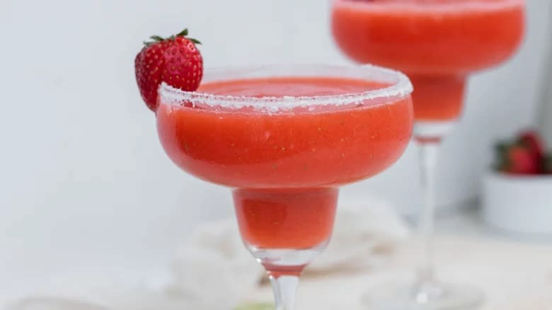 frozen strawberry margarita