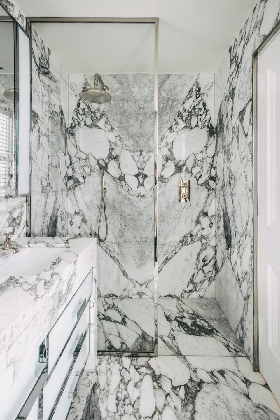 Invest in bookmatched marble