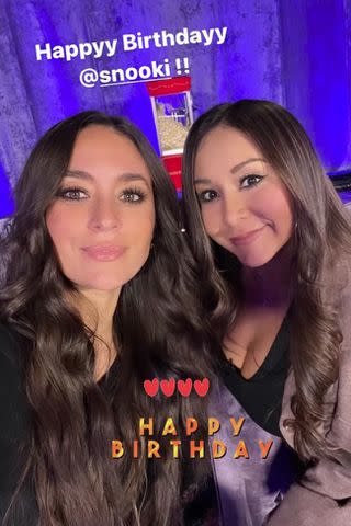 <p>Sammi Sweetheart/Instagram</p> Sammi Giancola's Instagram tribute to Snooki