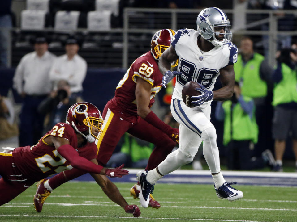 Dez Bryant, released by the Cowboys, is now interested in signing with the Redskins and other NFC East teams.