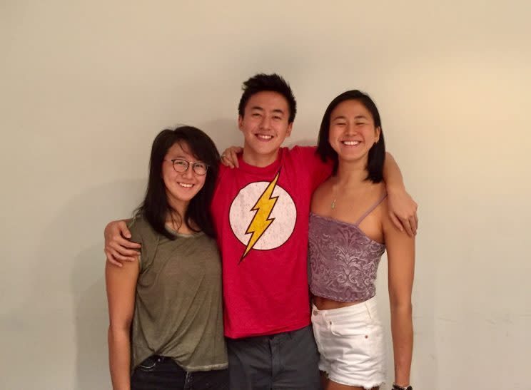 National swimmer Quah Zheng Wen and his sisters