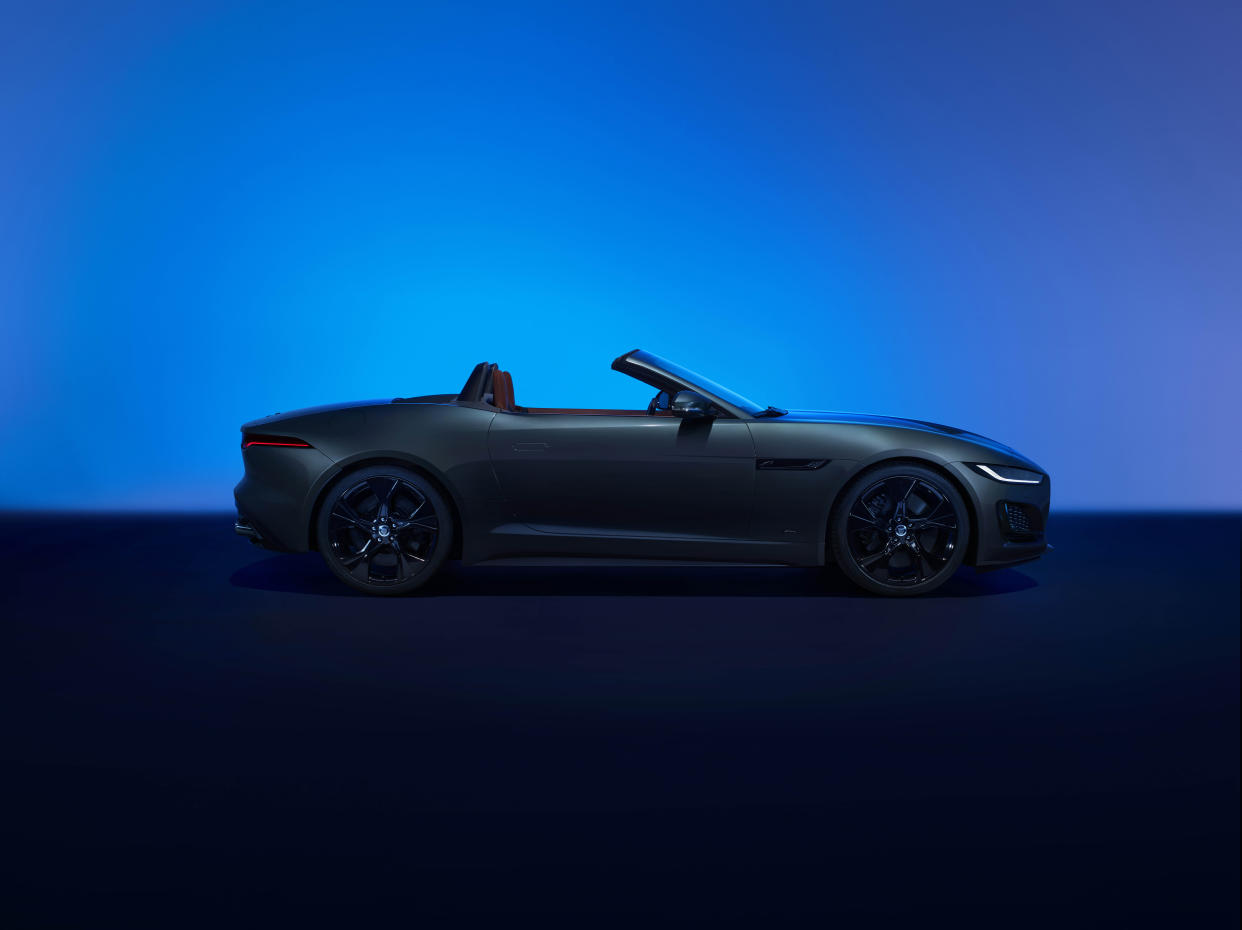 The F-Type 75 marks three decades of Jaguar sports cars. (Jaguar)