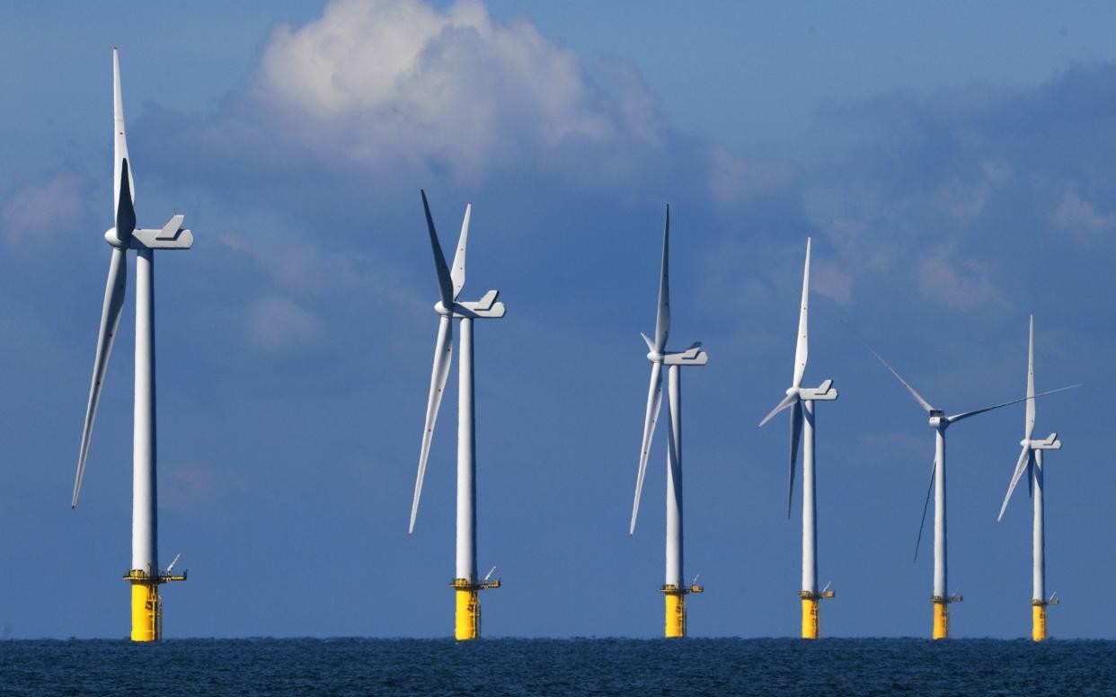 There are up to ten off shore wind farms being planned off the East of England - Getty Images Europe