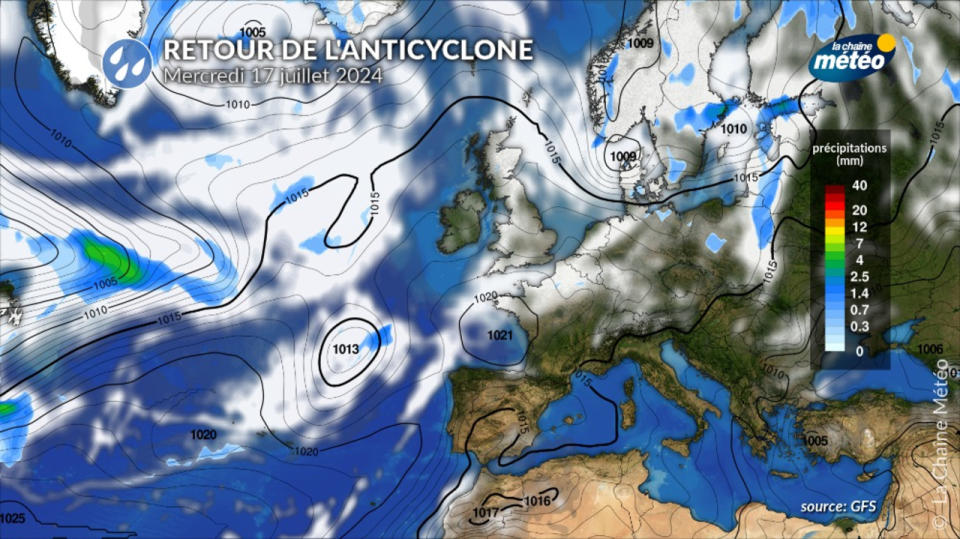 Vers le lent retour de l'anticyclone la semaine prochaine