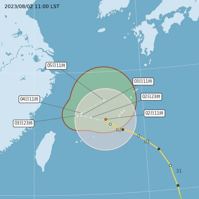 （圖取自中央氣象局網站）