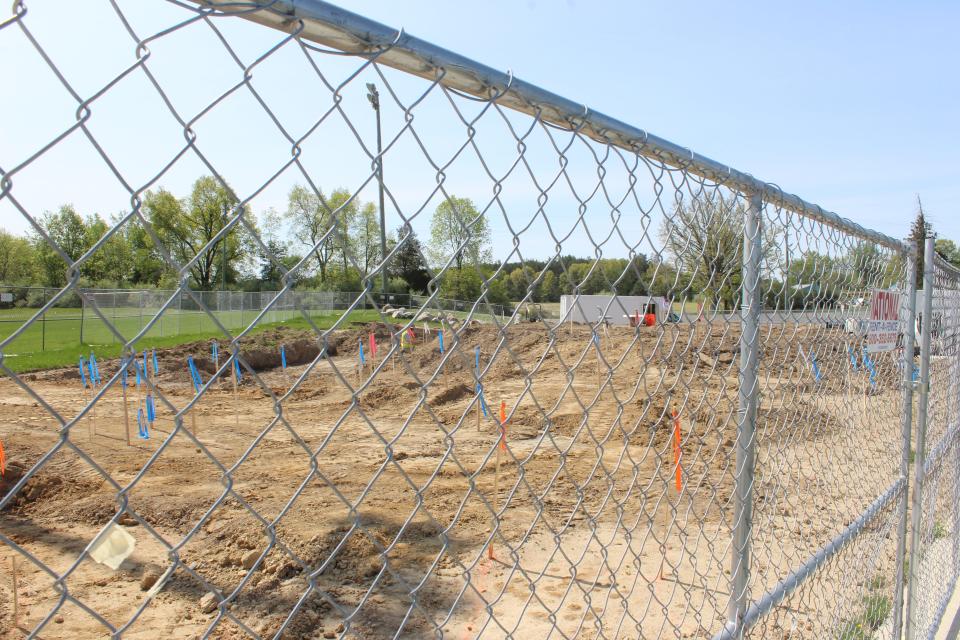 Michigan Recreational Construction has begun work on the Senior Survivor Playground in Genoa Township.