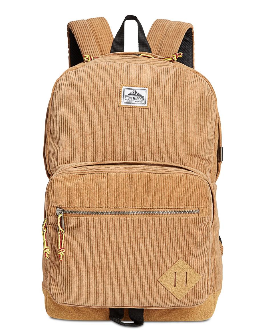 Steve Madden Corduroy Backpack (Photo: Macy's) 