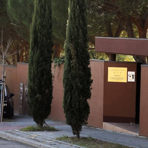 North Korea's embassy in Madrid - Credit: Reuters