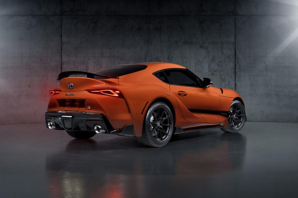 2024 toyota gr supra 45th anniversary edition rear