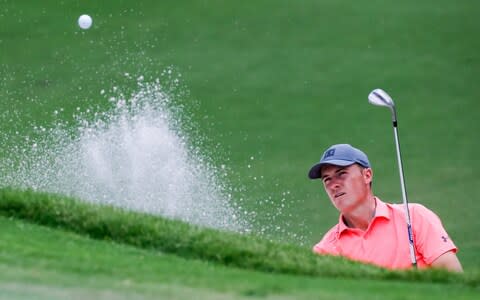 Jordan Spieth said his second round was a 'grind' - Credit: USA Today