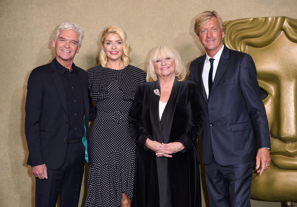 Phillip Schofield, Holly Willoughby, Judy Finnigan and Richard Madeley attend a BAFTA tribute evening to long running TV show 