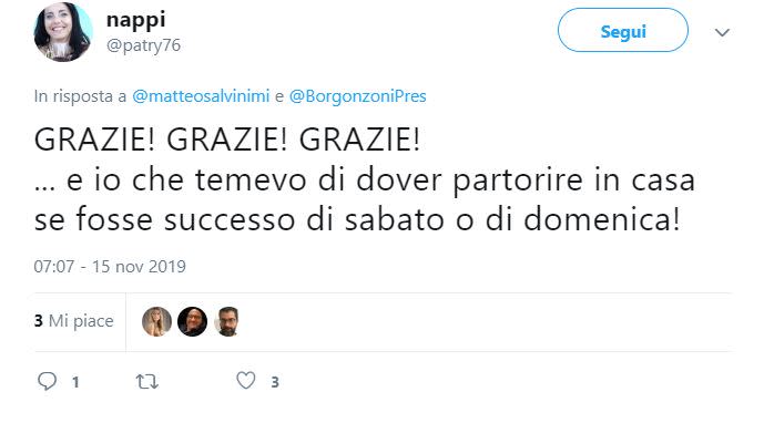 "Tra i primi provvedimenti ci sarà l'attenzione ai più deboli, gli ospedali saranno aperti di notte, di sabato e di domenica, come in Veneto". E' la promessa fatta da Lucia Borgonzoni, la candidata governatrice leghista in Emilia Romagna alle regionali del prossimo 26 gennaio. La frase, ripresa in un tweet dal leader del Carroccio Matteo Salvini, ha scatenato l'ironia del web. Ecco i commenti più divertenti... (foto Twitter)