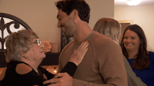 <p>ABC</p> Grandma Gloria and Joey