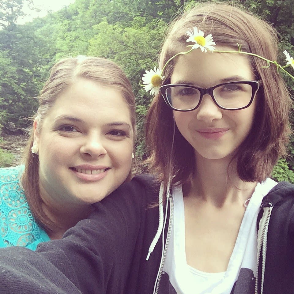 Bianca Devins and her mom, Kim Devins in Nature Falls