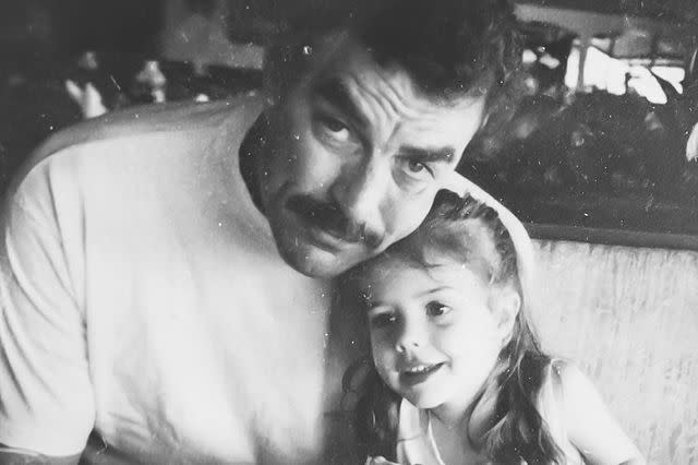 <p>Hannah Selleck/ Instagram</p> Tom Selleck and daughter Hannah