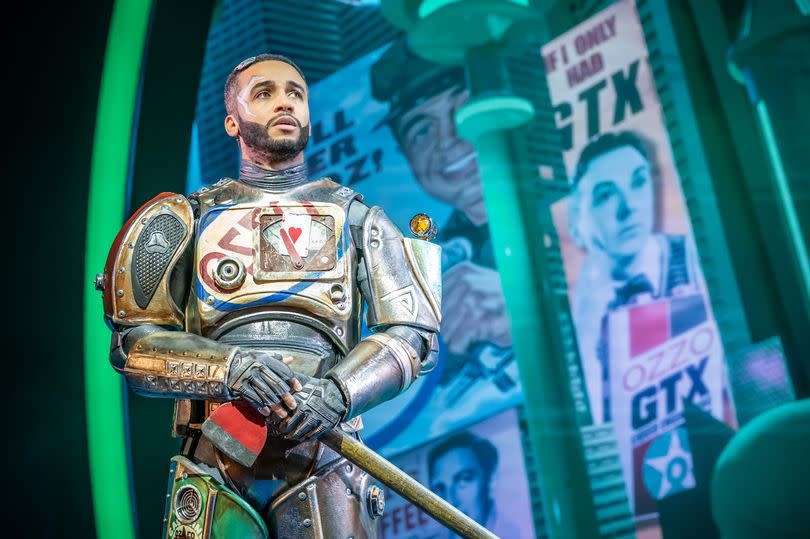 Aston Merrygold made a great Tin Man -Credit:ATG