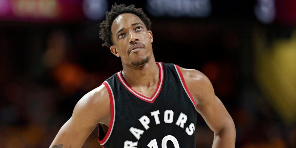 DeMar DeRozan says that Drake consoled him after being suddenly traded from the Raptors