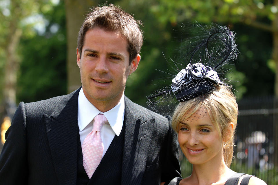 Jamie Redknapp and Louise Redknapp attend Ladies Day on the third day of Royal Ascot June 22, 2006.(PA/ Anwar Hussein)
