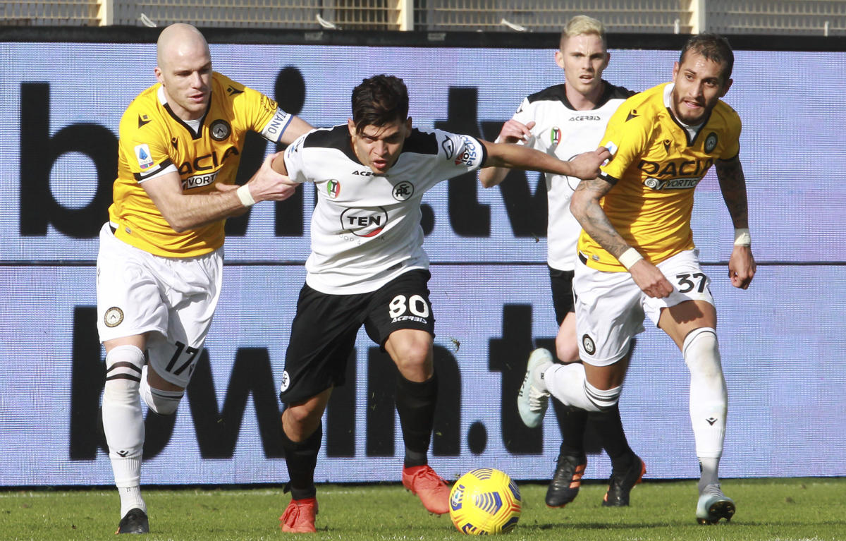 Vincenzo Italiano Coach (Spezia) during the Italian Serie B Play