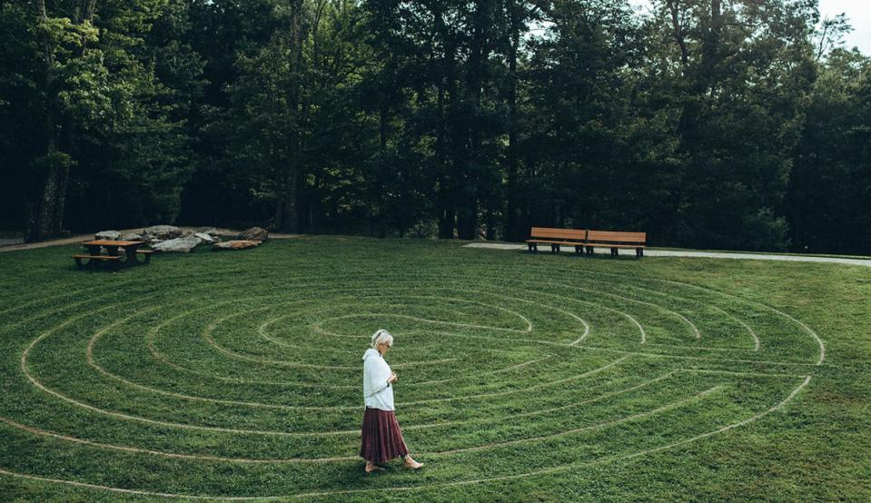 Labyrinth at the Art of Living Retreat Center near Asheville (The Art of Living Retreat Center)