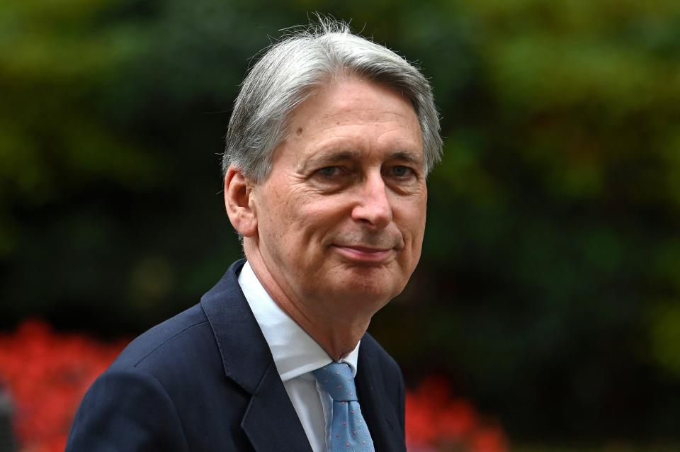 Britain's Conservative MP, and former Chancellor of the Exchequer, Philip Hammond