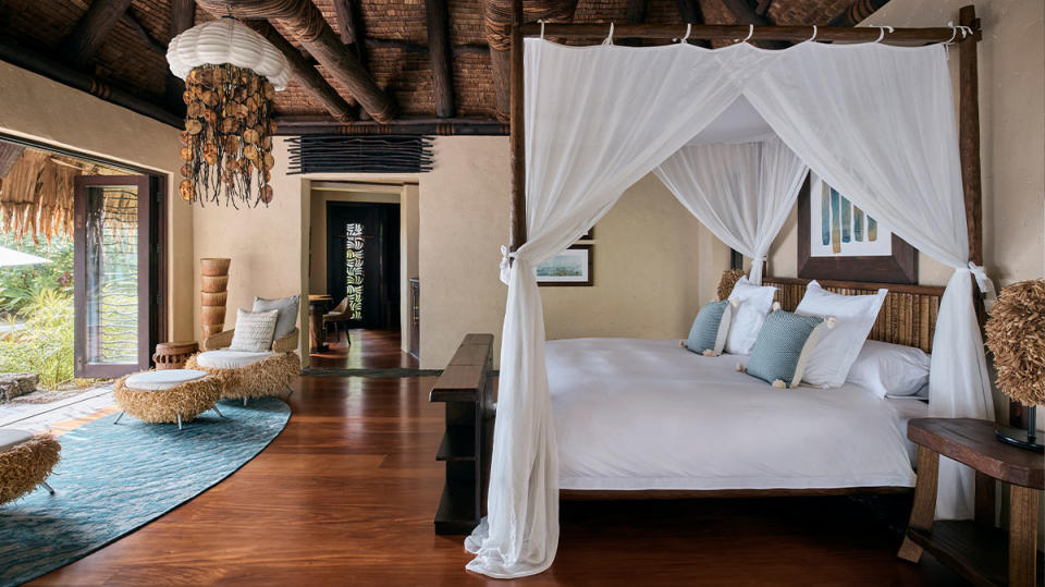 A room at COMO Laucala Island