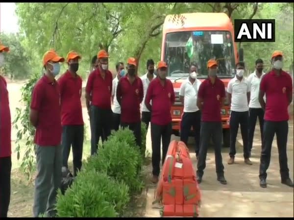 NDRF teams in Gujarat. (Photo/ANI) 