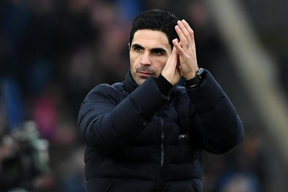 Arteta looking for revenge against the Blues. (AFP via Getty Images)