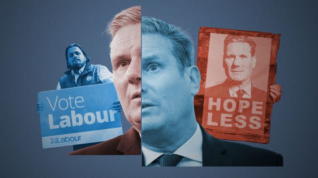 Trust Issues And Unclear On Strikes — Why Labour MPs Want Keir Starmer To Get On The Front Foot (Photo: Illustration: Chris McGonigal/HuffPost; Photos: Getty Images)