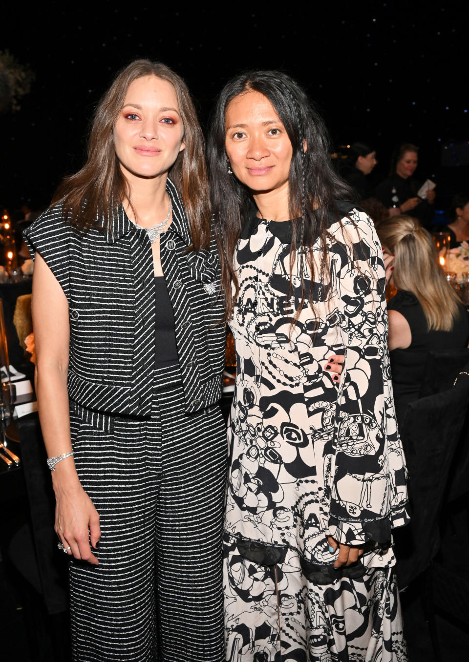 Marion Cotillard and Chloe Zhao