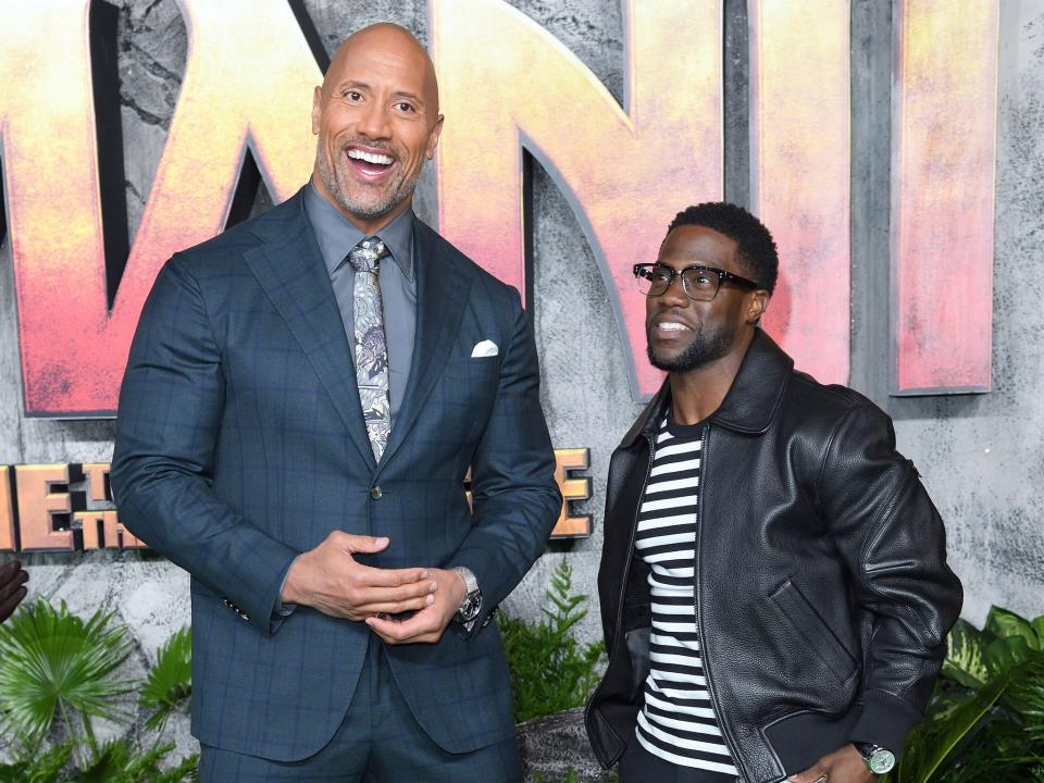 dwayne johnson kevin hart