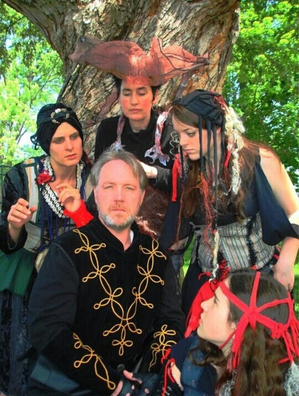 Steve Heise, seen portraying Macbeth, is one of the actors with Monroe County Civic Theater.