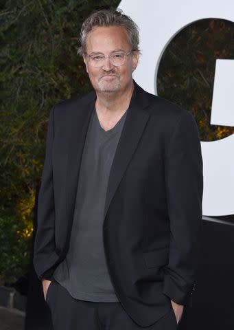 <p>Gregg DeGuire/FilmMagic</p> Matthew Perry attends the 2022 GQ Men Of The Year Party on November 17, 2022