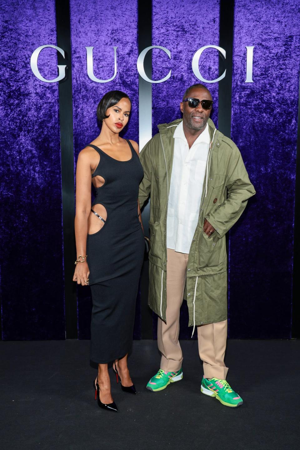 Idris Elba pictured with wife Sabrina (Getty Images  for Gucci)