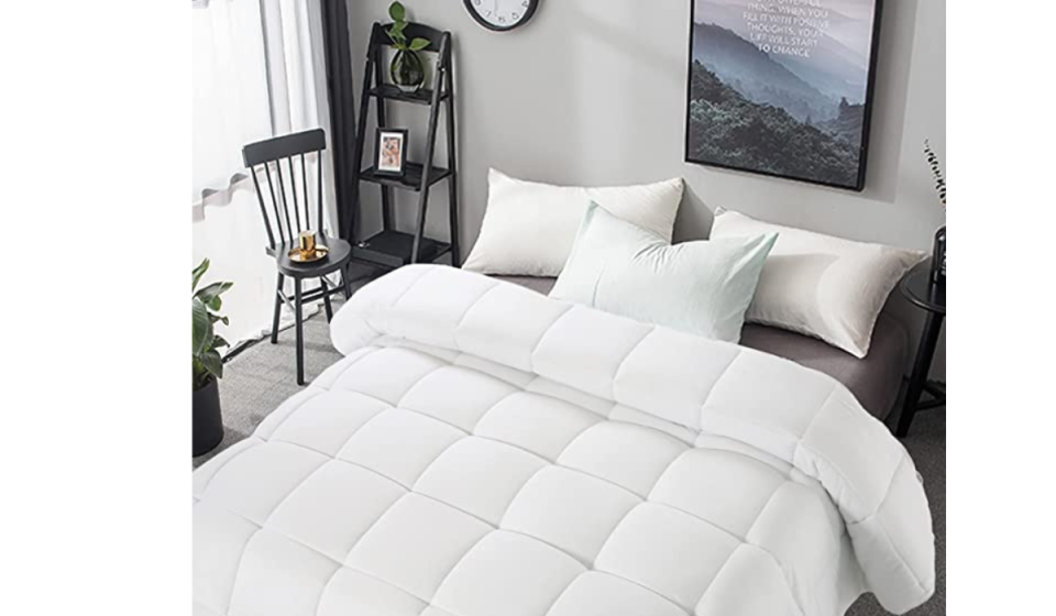 White comforter