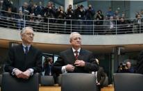 Former Volkswagen chief executive Martin Winterkorn arrives to testify to a German parliamentary committee on the carmaker's emissions scandal in Berlin, Germany, January 19, 2017. REUTERS/Fabrizio Bensch