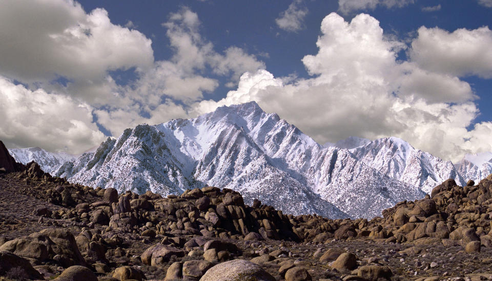 A mountain from far away