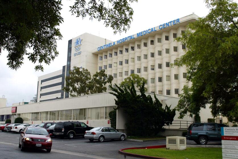 Ken Hively –– – Photo of Centinela Hospital in Inglewood. Story about groups trying to buy tenet hospitals. This group is an outgrowth of the group who saved Daniel Freeman Marina from closure a couple of years ago. April 1, 2004. (LOS ANGELES TIMES PHOTO BY KEN HIVELY)