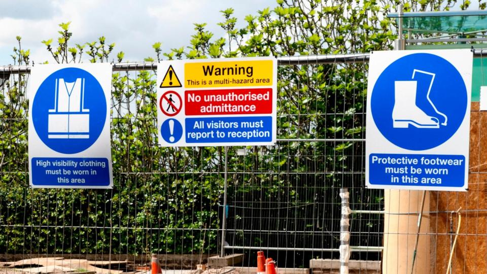 PHOTO: Construction site warning signs. (STOCK PHOTO/Getty Images)