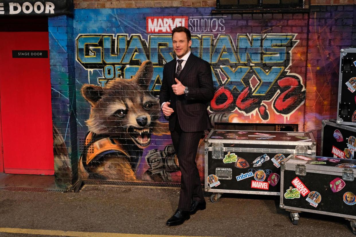 Fatherhood: Chris Pratt attends the European Gala screening of "Guardians of the Galaxy Vol. 2": Dave Benett