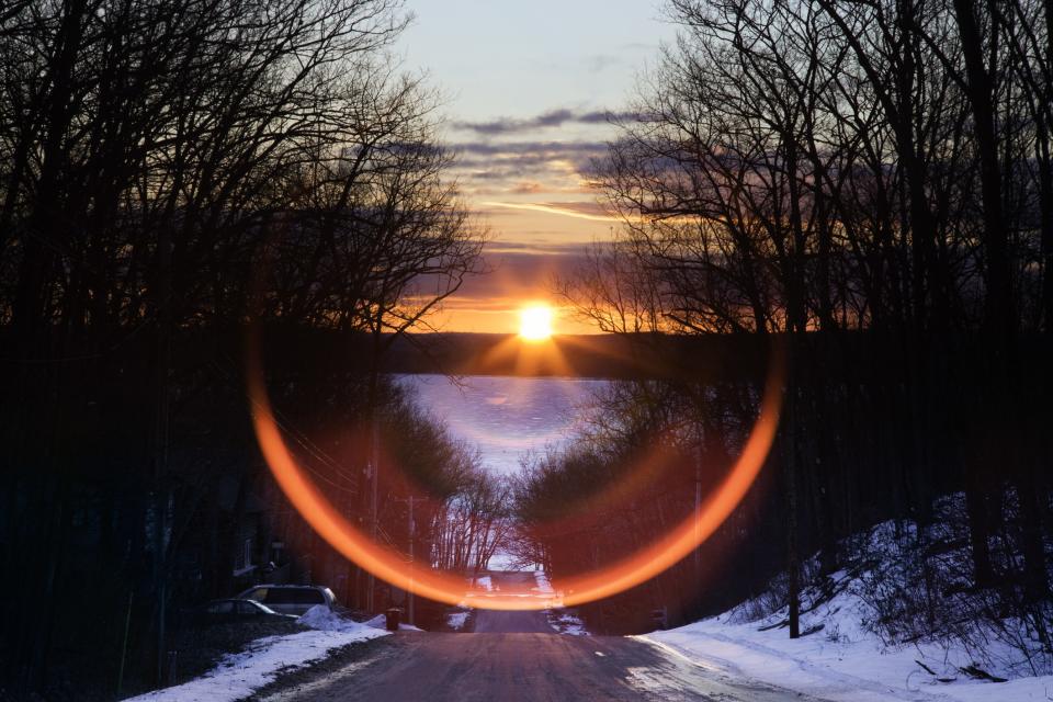 Spring Equinox Sunrise in Michigan